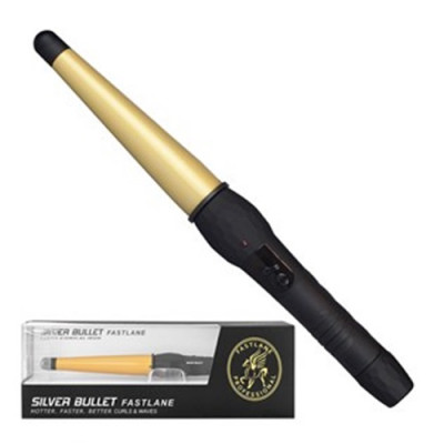 Silver Bullet Fastlane Ceramic Conical Curling Iron - Large,  Gold